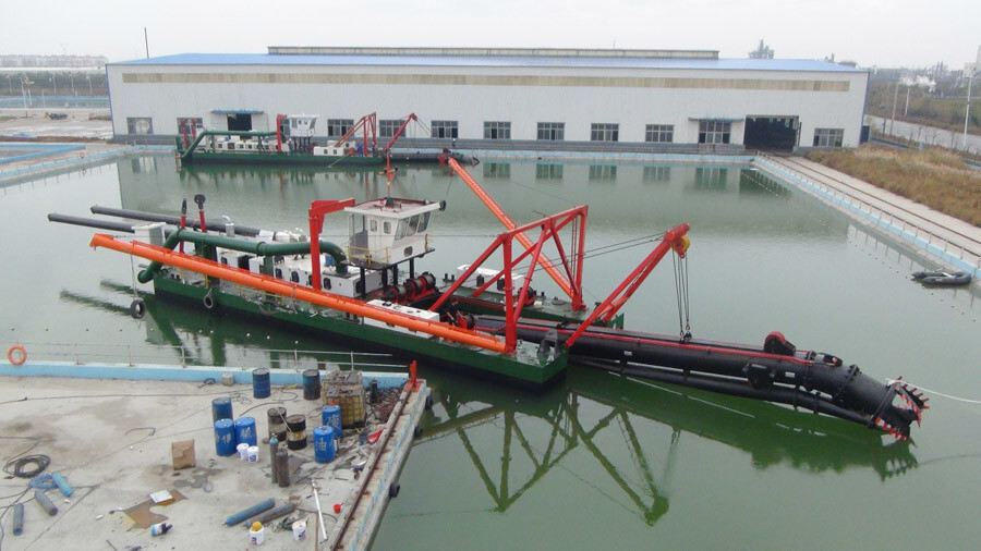 16 inch solid capacity 500m3/h cutter suction dredger for sand dredging