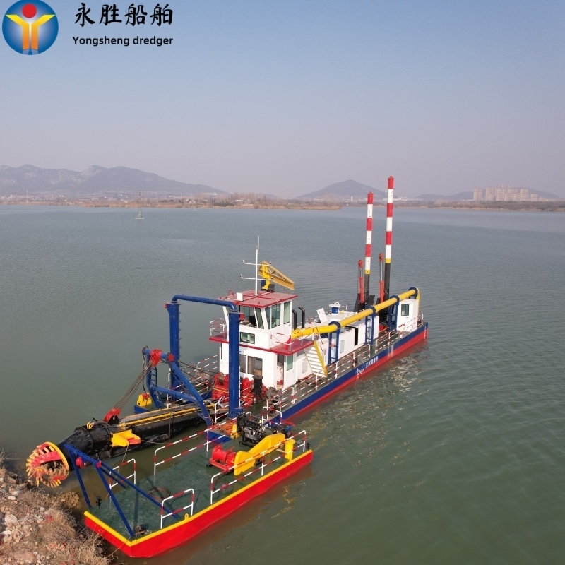  Sand Cutter Suction Dredger Boat with Hydraulic Winch and Spud System