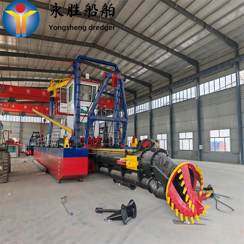  Sand Cutter Suction Dredger Boat with Hydraulic Winch and Spud System