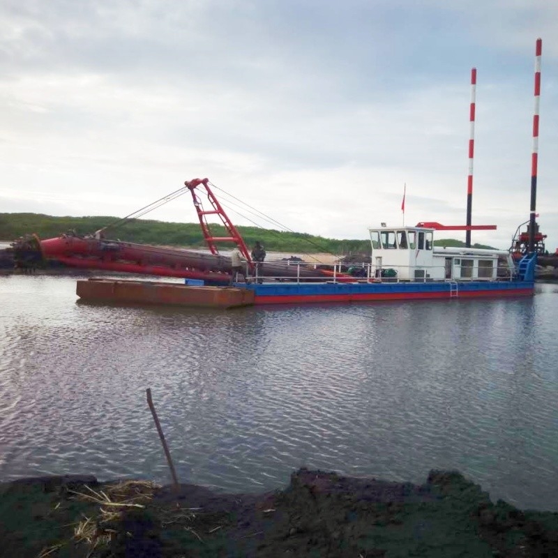 2600 Cbm Per Hour Water Flow Cutter Suction Dredger 16 Inch With Full Hydraulic System
