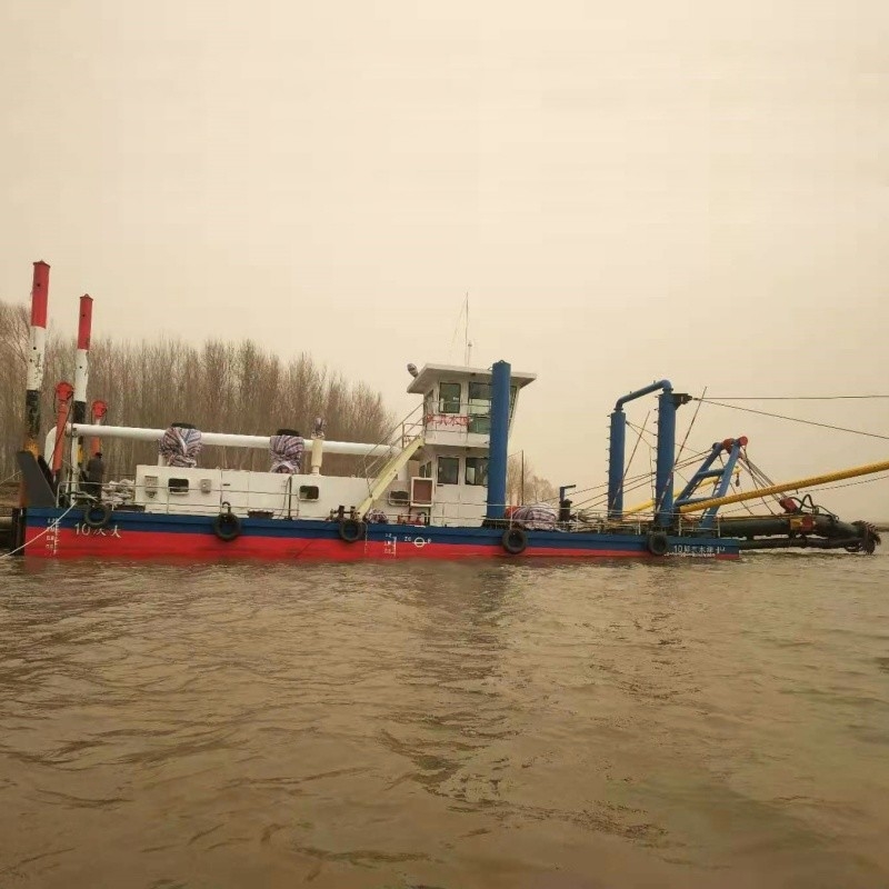 2600 Cbm Per Hour Water Flow Cutter Suction Dredger 16 Inch With Full Hydraulic System
