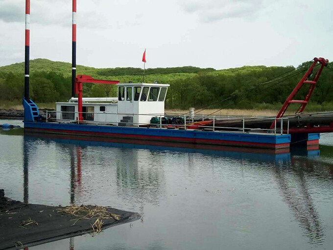 YSCSD300 Hydraulic River Sand Dredging Machine Red Color River Dredging Equipment 1