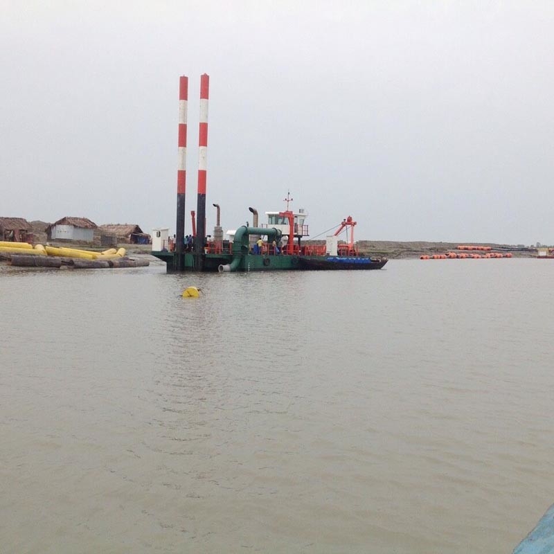 Yscsd200 Cutterhead Suction Dredge Solid Capacity 80cbm/H Hydraulic