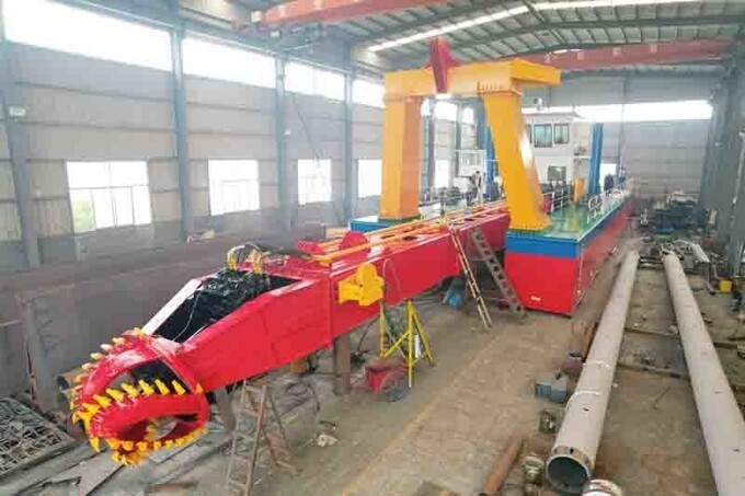 Robust Suction Dredger Solid Capacity 500  Cbm/H Hydraulic 1
