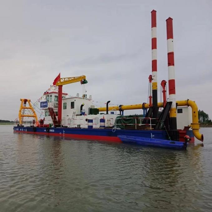 Cutting Edge Cutter Suction Dredger With Submersible Slurry Pump 201 Kw Main Engine And 213 Kw Total Power 0
