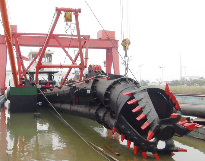 CCS Cutter Suction Dredger With 007 Kw Cummins Engine And 500 M3/h Water Flow 0