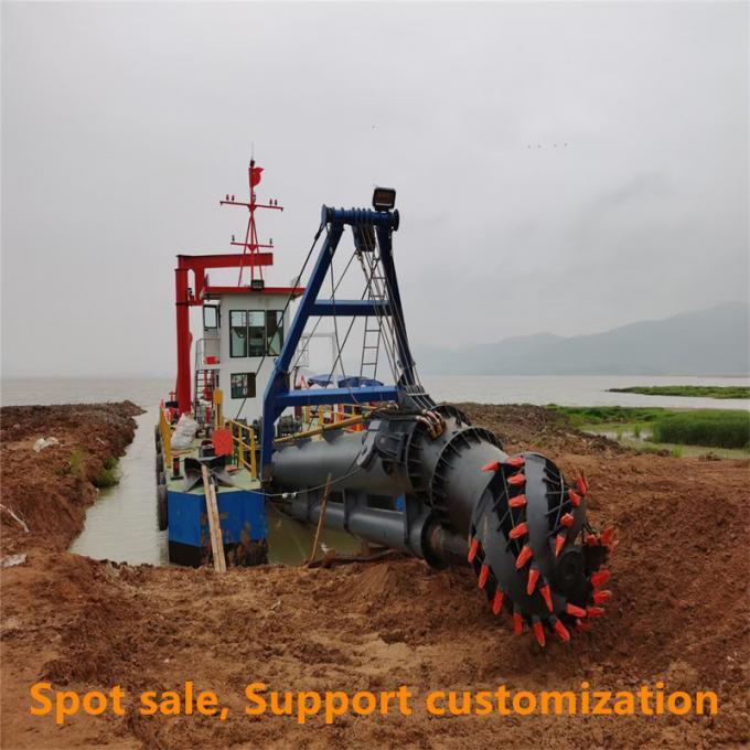 1757485579824288025635176448.jpg Tanzania 20 Inch Hydraulic Cutter Suction Dredger Large Waterway Dredging Dredger 0