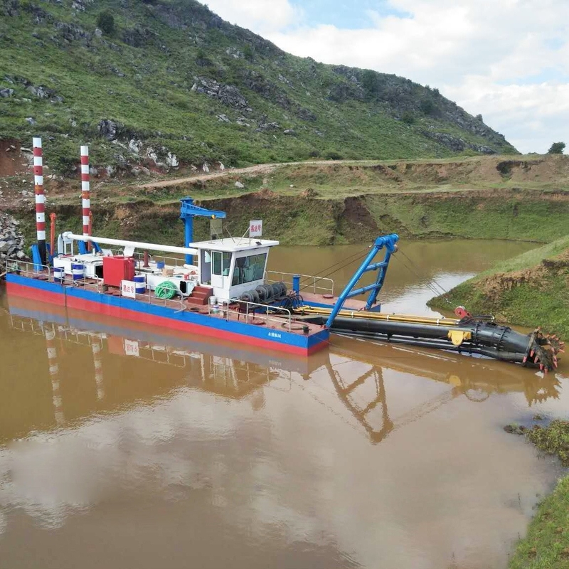 500mm Hydraulic Cutter Suction Dredger With Discharge Pipe