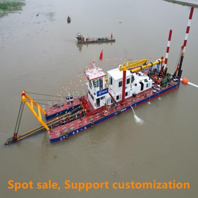 Sri Lanka 18 inch 3800m3/h hydraulic cutter suction dredger for seaside dock dredging 1