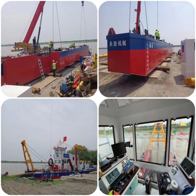 Sri Lanka 18 inch 3800m3/h hydraulic cutter suction dredger for seaside dock dredging 6