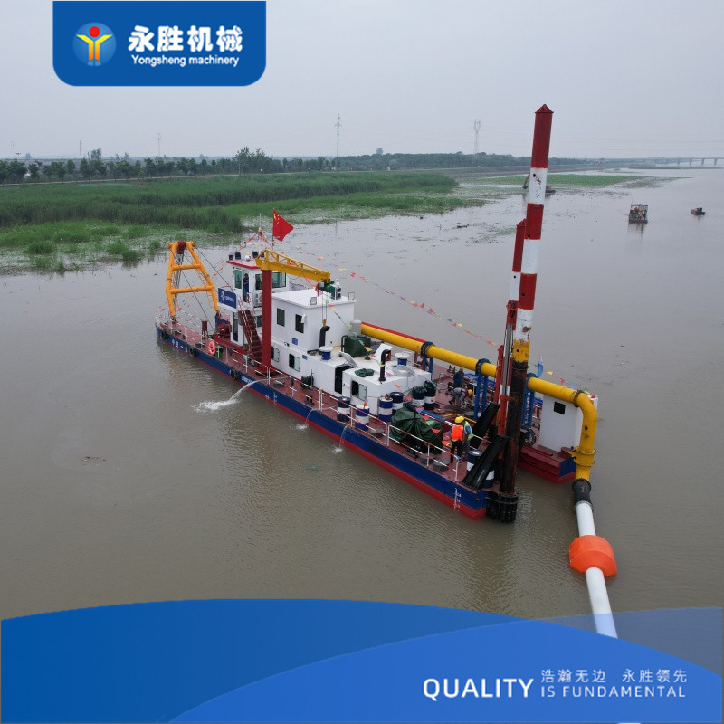 Sri Lanka 18 inch 3800m3/h hydraulic cutter suction dredger for seaside dock dredging