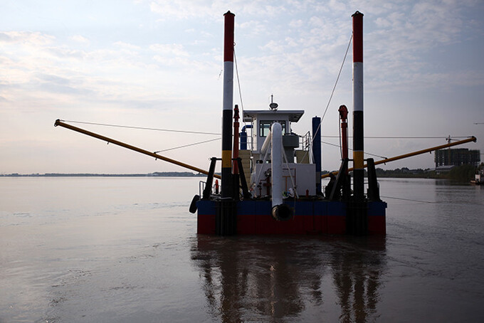 14Inch Model 300m3/h Cutter Suction Dredger for Dredging Equipment/River Sand Mining 3