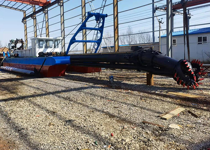 6-inch Africa river channel sand pumping gold selection jet suction dredger for sale