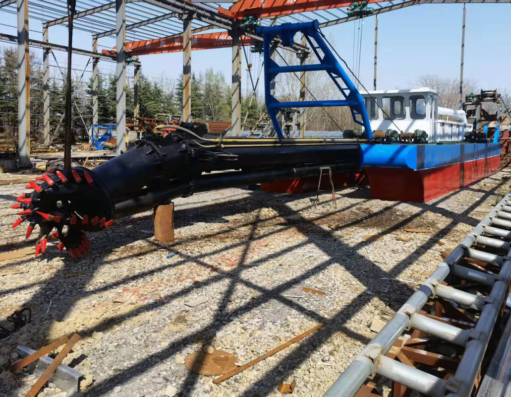 6-inch Africa river channel sand pumping gold selection jet suction dredger for sale