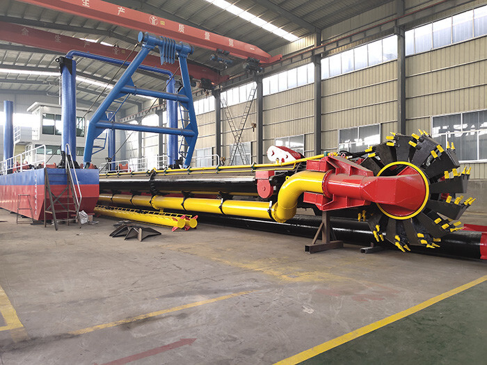 6-inch Africa river channel sand pumping gold selection jet suction dredger for sale