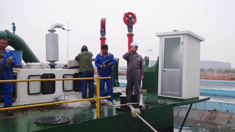 6 inch small river channel sand pumping gold selection jet suction dredger with low price