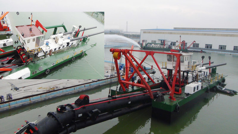 Vietnam 12 inch 300m3 river sand dredger machine for sand extraction/gold selection