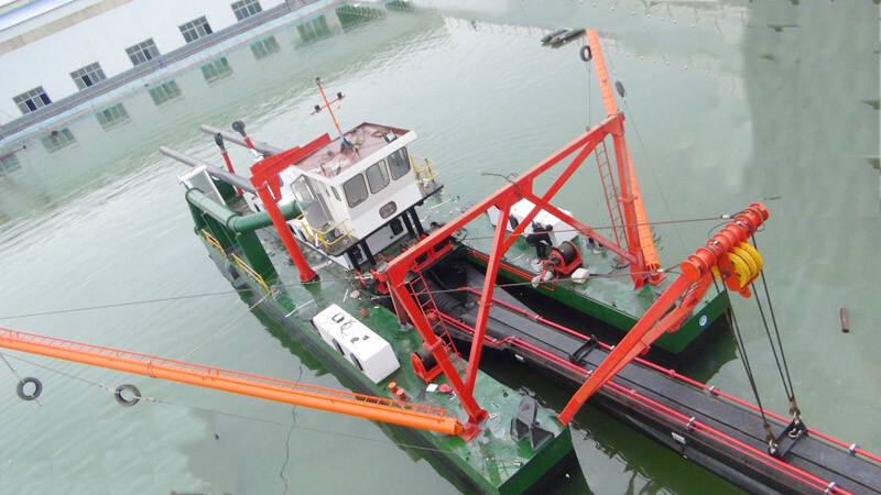 Vietnam 12 inch 300m3 river sand dredger machine for sand extraction/gold selection