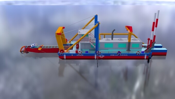Hydraulic Cutter Suction Dredgers Customizable 16 Inch/20 Inch/24 Inch Discharge Diameter 3