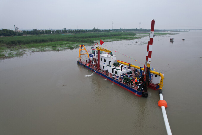 14 Meter Maximum Dredging Depth WN450 Csd Dredger With 50kw Generator Set 1