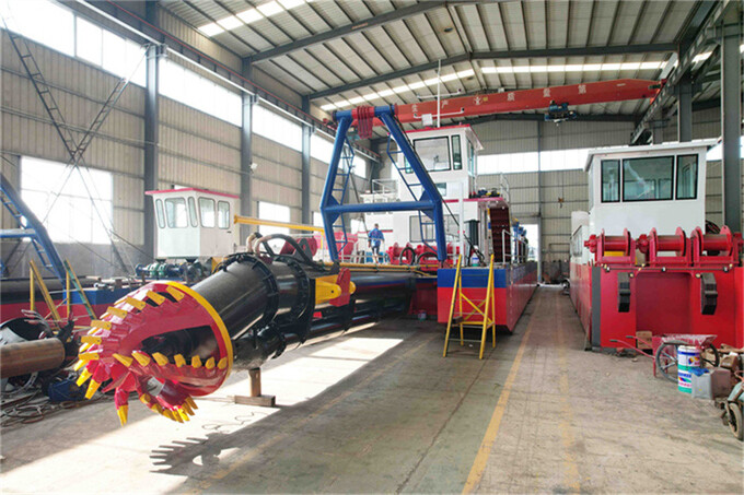 50KW Empty Running Pre Tested Cutter Suction Dredge With German Rexroth Hydraulic System