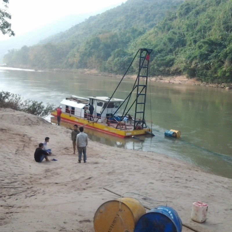 10-inch jet suction dredger with 900m3/h capacity for river dredging