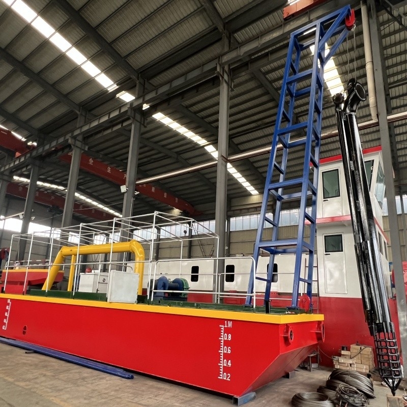 10-inch jet suction dredger with 900m3/h capacity for river dredging