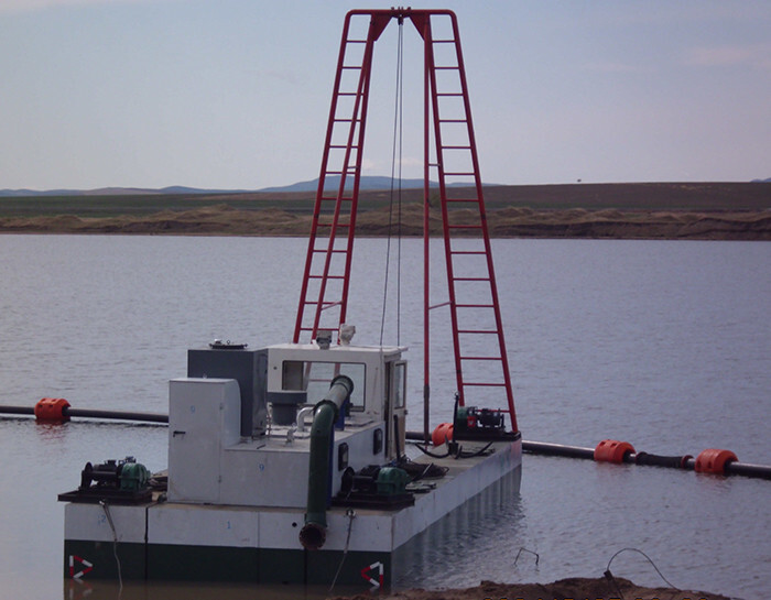 10-inch Suction Dredger with 10m Dredging Depth