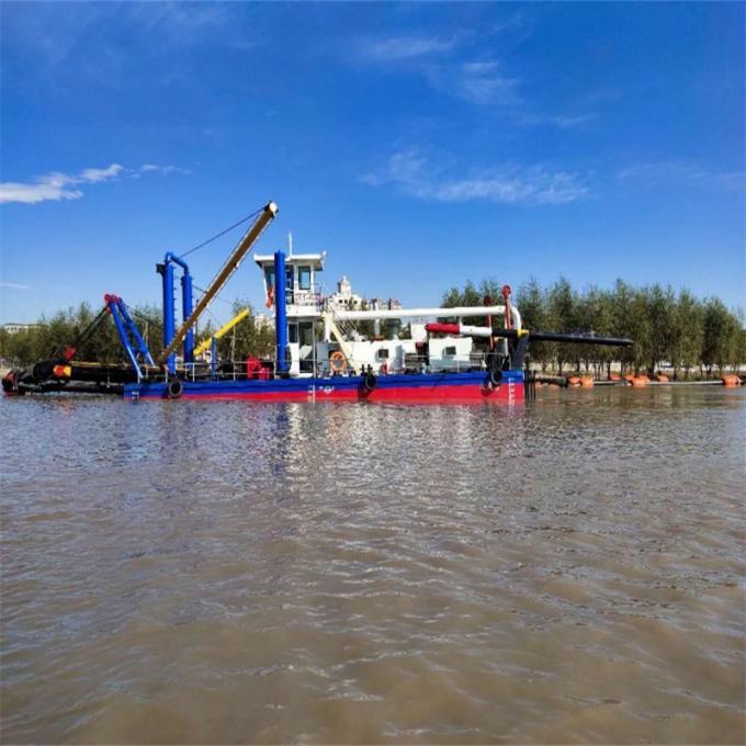 6000m3/h Water Flow 24 Inch Sand Dredger Boat With 900cbm/h Capacity And 746kw Auxiliary Engine Power 1