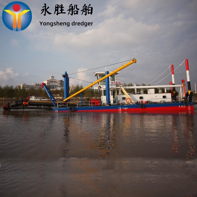 6000m3/h Water Flow 24 Inch Sand Dredger Boat With 900cbm/h Capacity And 746kw Auxiliary Engine Power