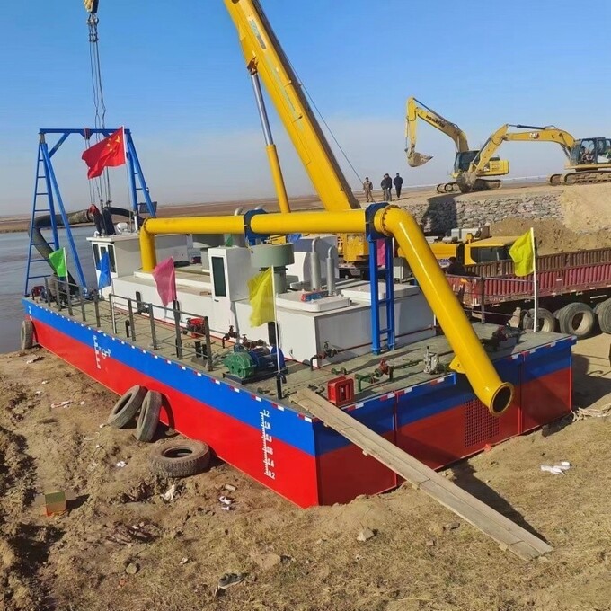 Customized Jet Suction Sand And Gravel Dredging With Long Discharge Distance Pumping Sand River 0