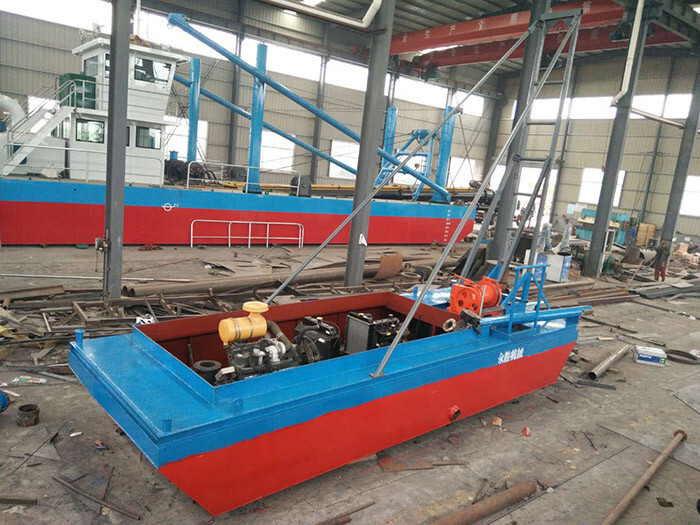 High Output 90-120m3/h Jet Suction Sand Mining Dredger For River Sand