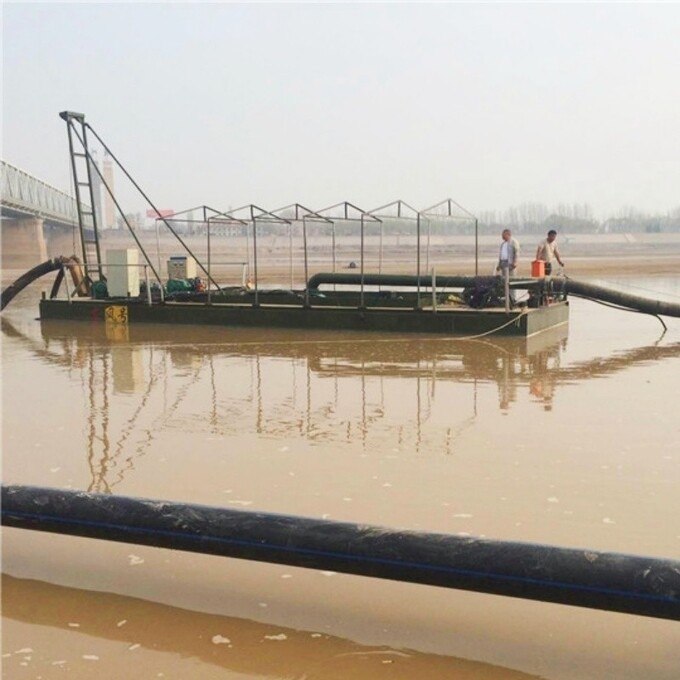 200 Cbm Working Capacity Sand Sucking Ship For Reservoir Sand Mining