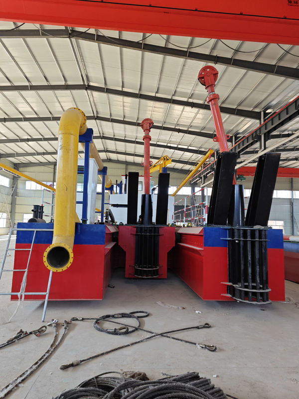 Sand Dredger for Riverbed Mining with 1500m sup3 Water Flow Rate and 12-inch Conveying Capacity