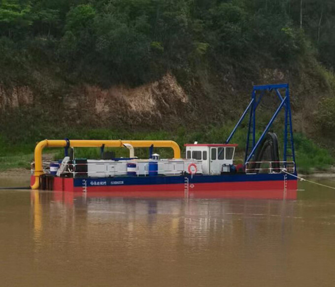 The Output of A 14 Inch Model Jet Suction Dredger is 300 Cubic Meters Per Hour 3