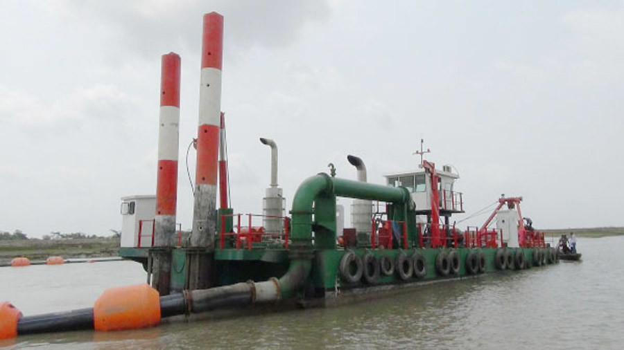 26 inch 1400 cbm/h Cutter Head Diameter Sand Suction Sand Dredger with Dredging depth 15m underwater