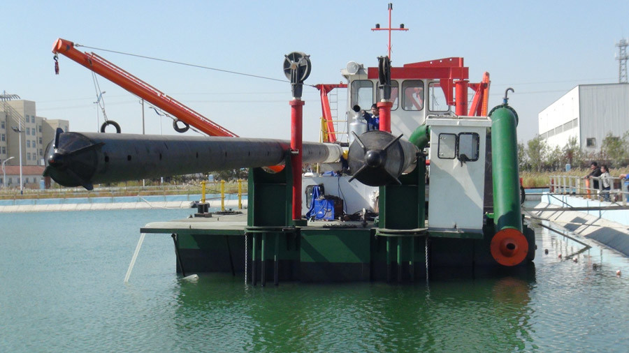 15m Dredging Depth Anchoring Boom 700mm Cutter SuctioSand Dredger 1.5m Cutter Head