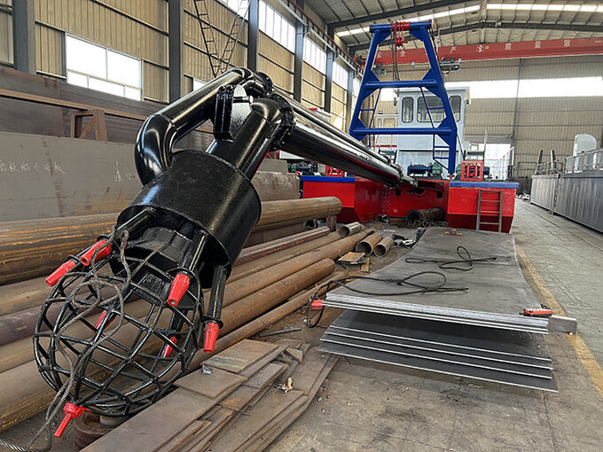 The designed output of the 10 inch model suction sand dredger is 150 cubic meters per hour 1