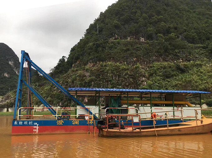 The 14inch model jet suction dredger is designed to dig to a depth of ten meters 3