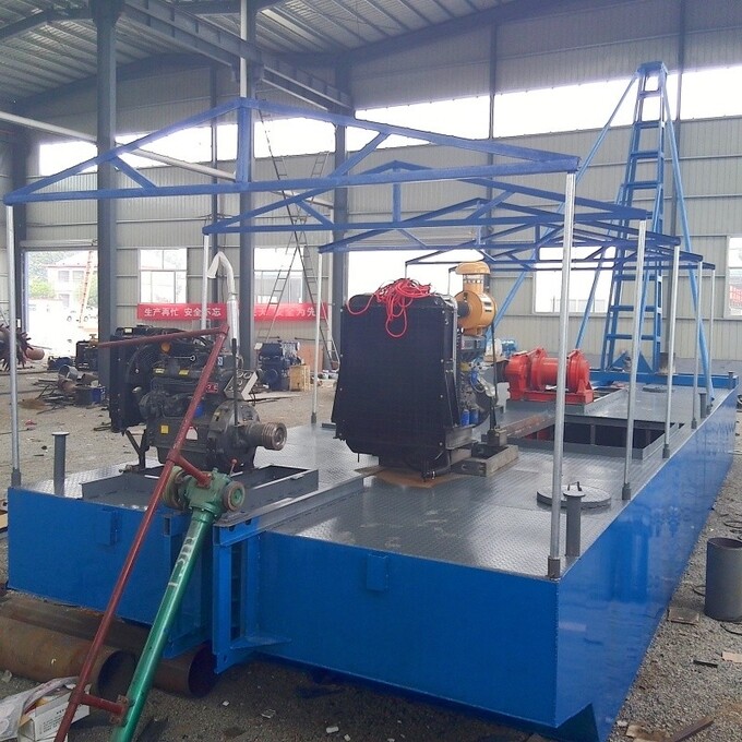 Output 8 Inch Model Suction Sand Dredger 100 Cubic Meters Per Hour