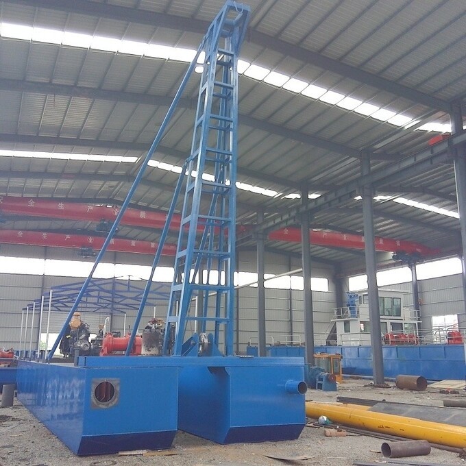 Output 8 Inch Model Suction Sand Dredger 100 Cubic Meters Per Hour 2