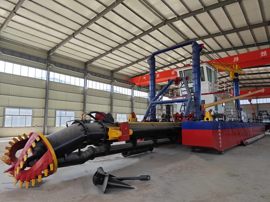 Working Capacity 500 Cbm/H Driven Diesel Engine Customizable Cutter Suction Sand Dredger