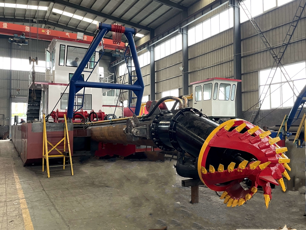 Working Capacity 500 Cbm/H Driven Diesel Engine Customizable Cutter Suction Sand Dredger