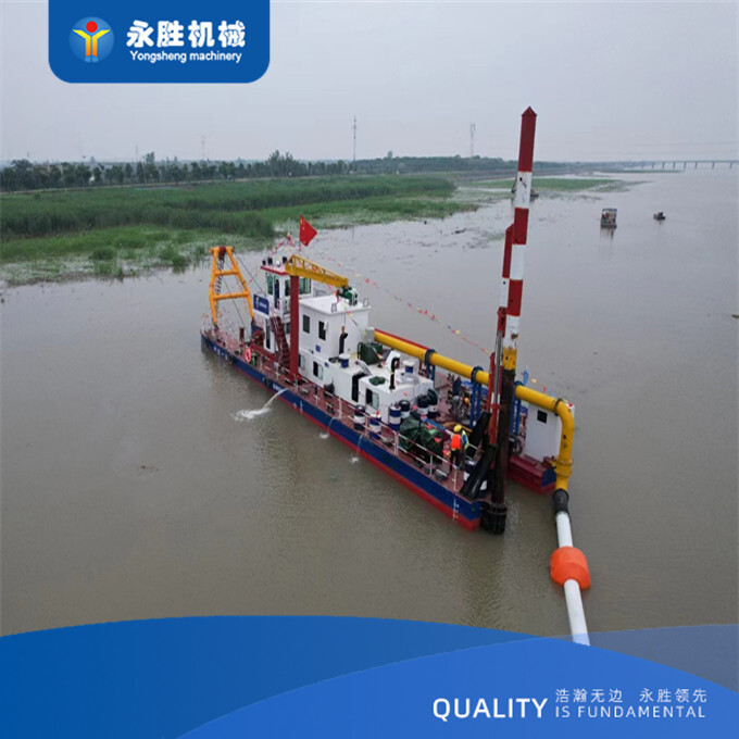 16kw Sand Dredging Boat With A Blue Color 1800 m3/h For River Dredging YSCSD350 0