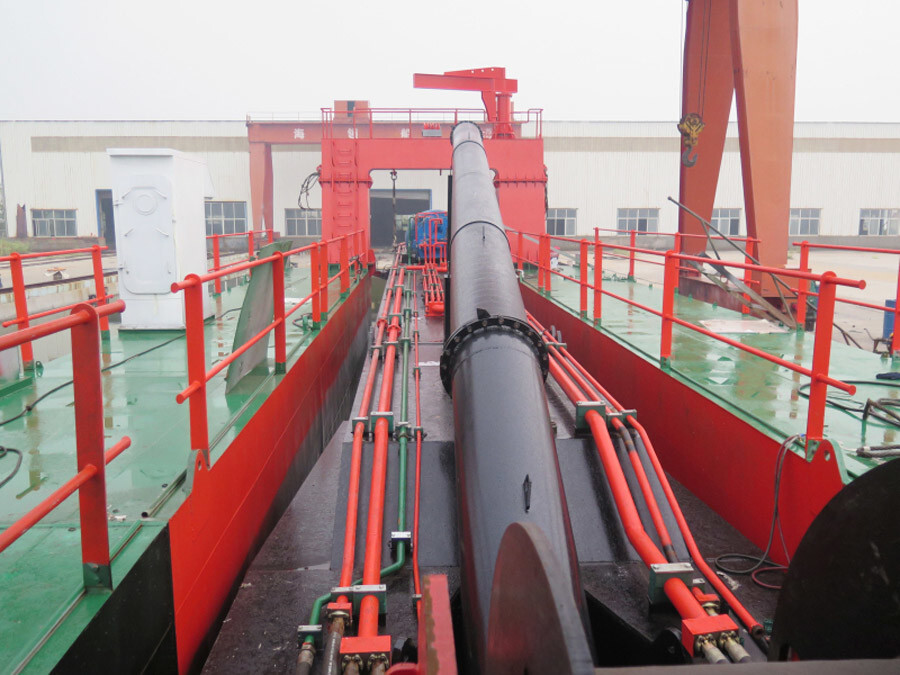 SGS Inspection Cutter head Suction Dredges with 3800 M3/h Double Dredging Pumps