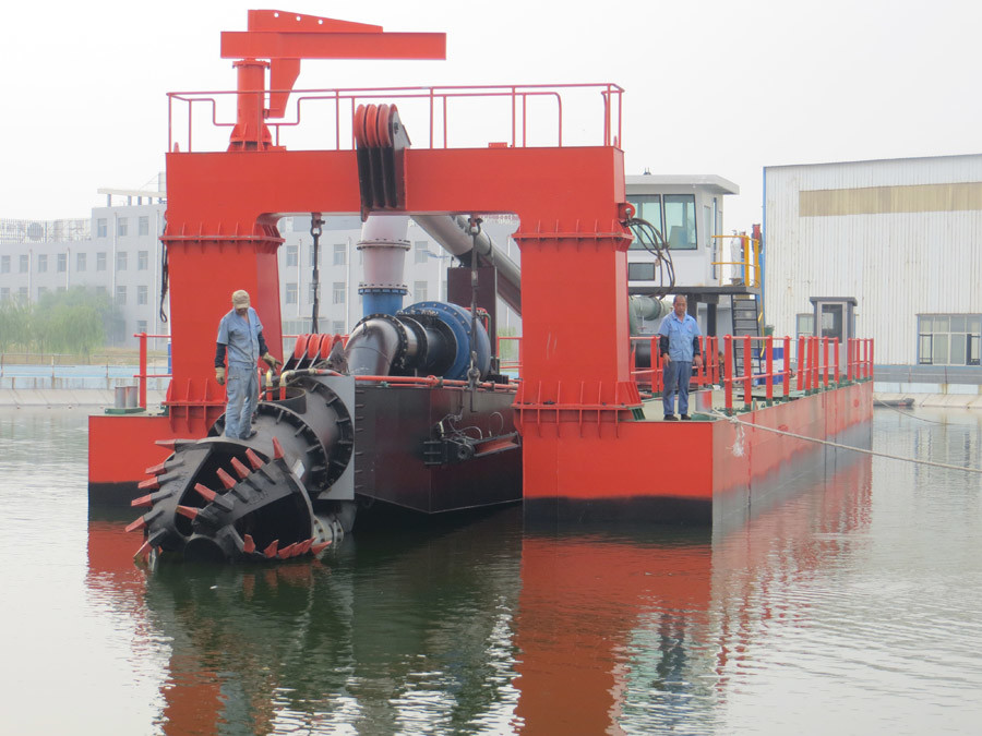SGS Inspection Cutter head Suction Dredges with 3800 M3/h Double Dredging Pumps