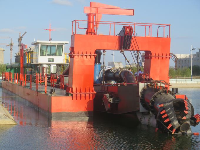 High Performance 20 inch 700 cbm/h Solid Sand Suction Hydraulic Cutter Suction Dredger with Spud Carriage for Dredging