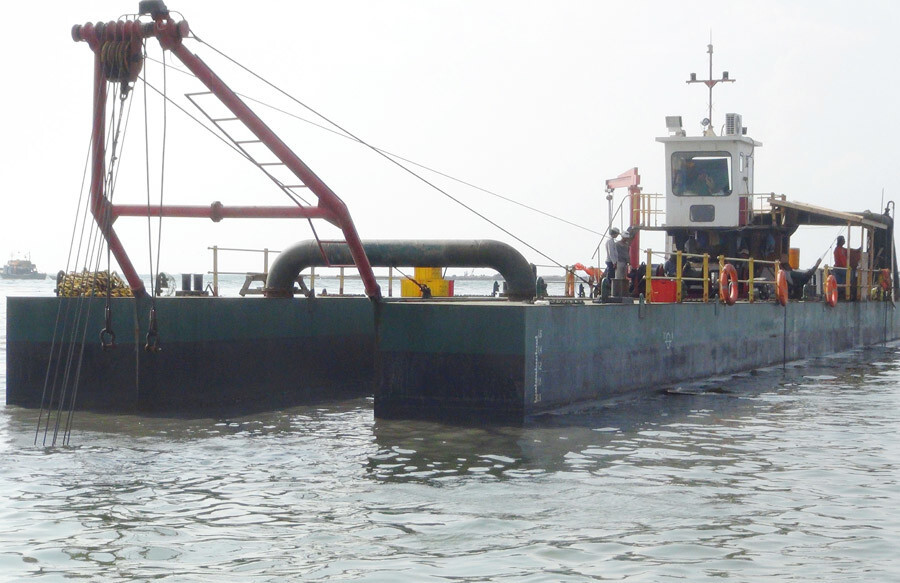 3800 m3/h Hydraulic Dredging Machine with Cutter Head Diameter of 0.5m Dredging depth 15 m