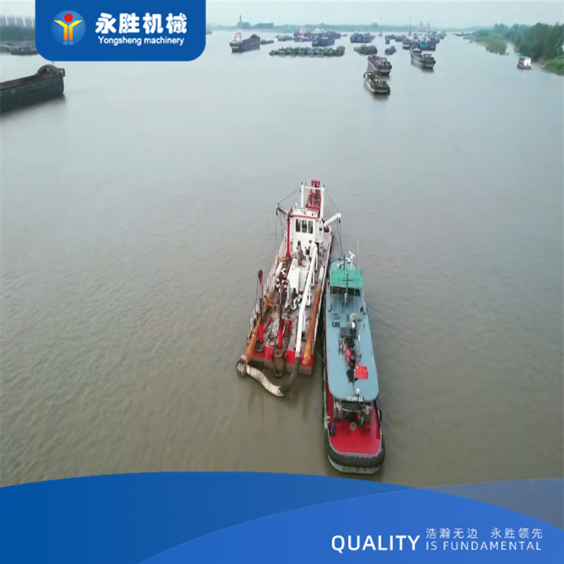 Large Bucket Wheel River Sand Dredging Machine Equipped With 18inch Mud Dredger Ship