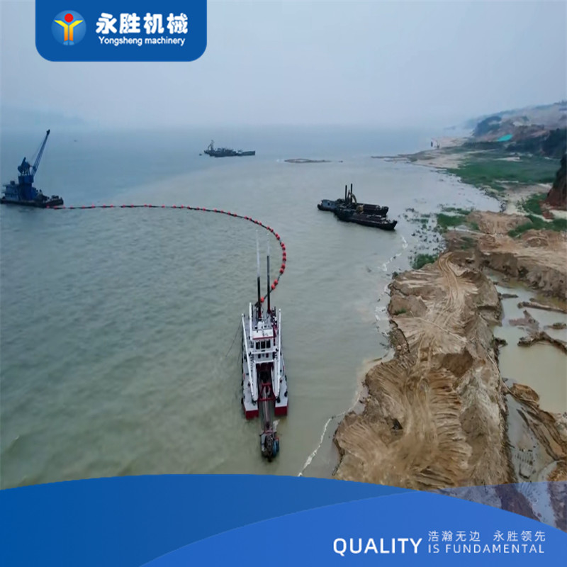 18inch Bucket Wheel Cutter Dredger Boat At The Seaside Can Remove 500m³ Of Silt Per Hour